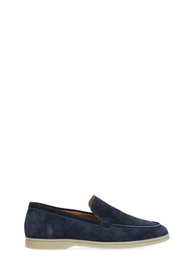 Berwick 1707 Blue Suede Leather Loafers
