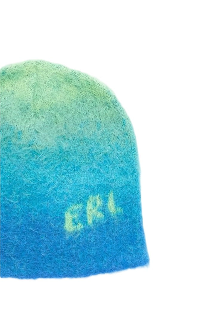 Erl Gradient Beanie With Fluffy Knit