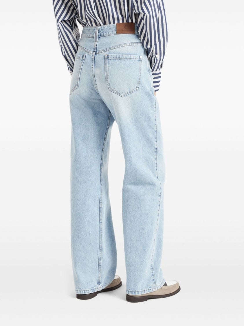 Brunello Cucinelli Light Blue Trousers