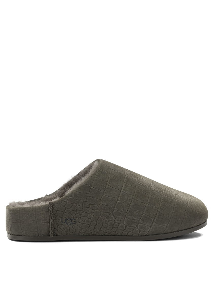 Ugg Textured Leather Slip-On Loafers