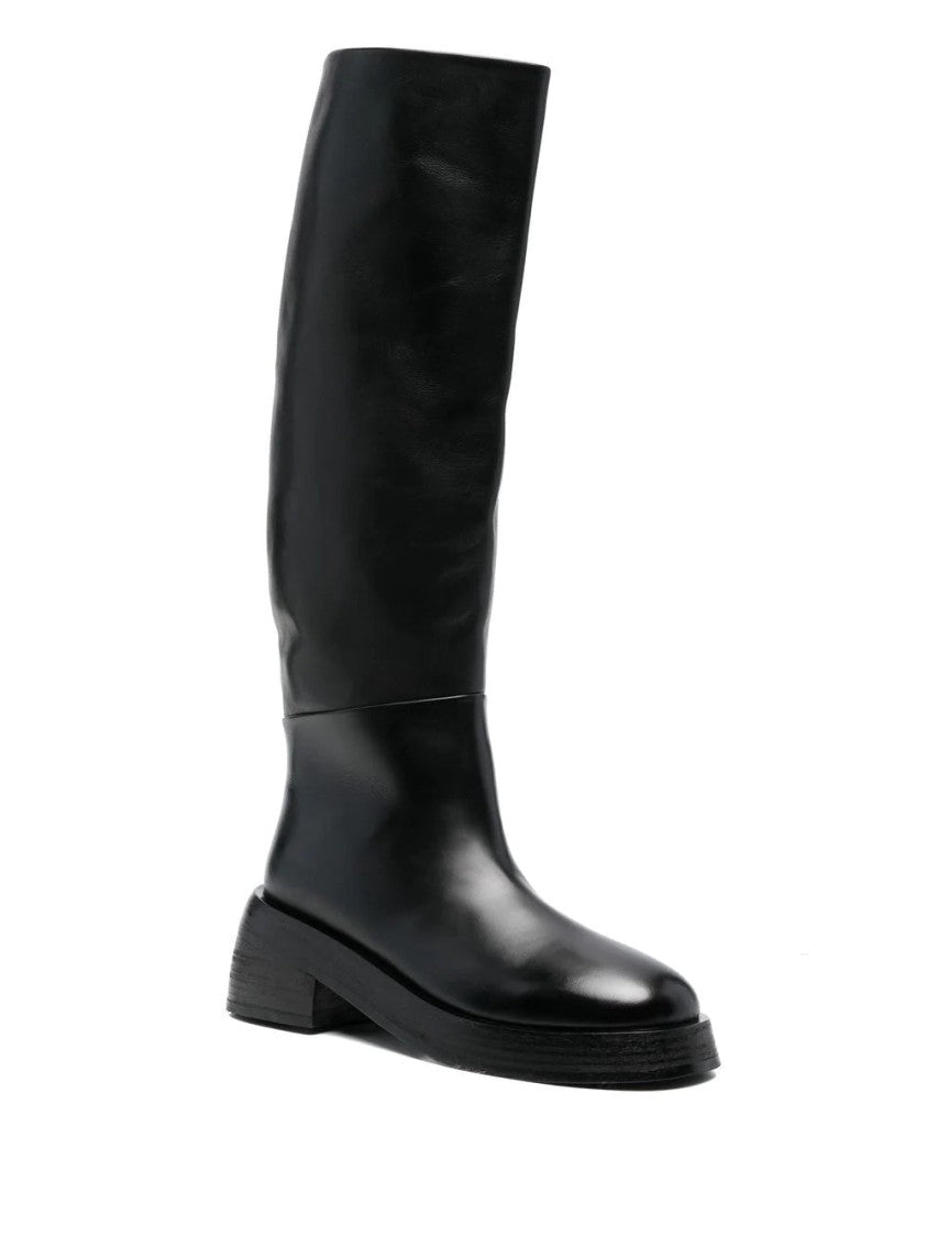 Marsèll Minimalist Long Boots With Smooth Leather Finish