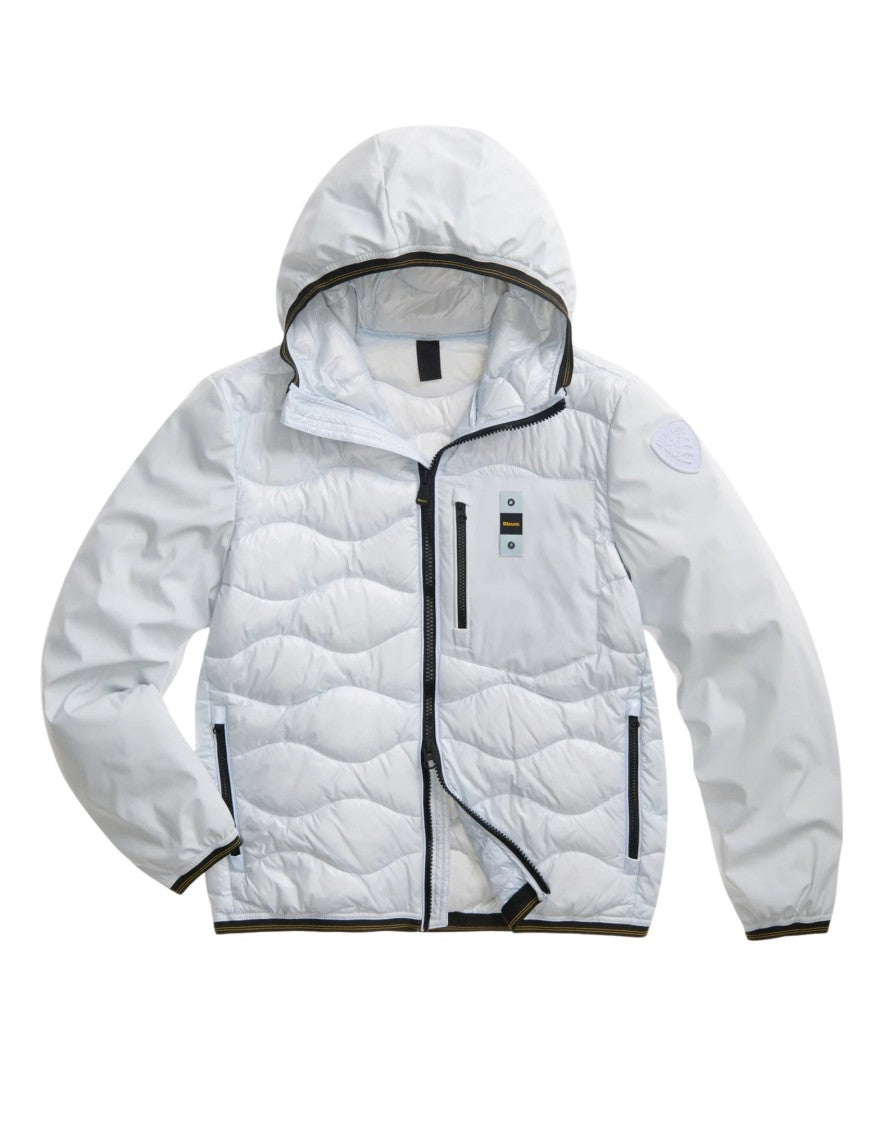 Blauer Quilted Down-Insulated Jacket With Padded Design And Hood