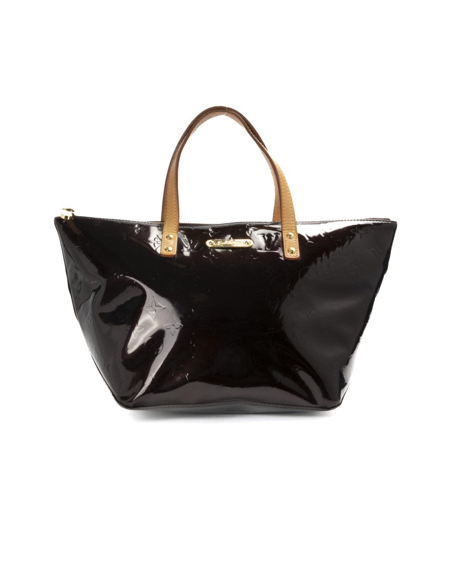 Louis Vuitton Bellevue Mm Patent Leather In Amaranth