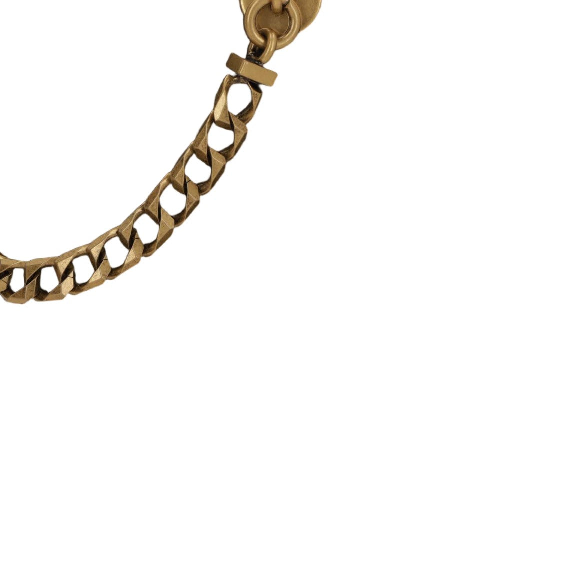 Versace Leather Bucket Bag With Antique-Finish Brass Hardware