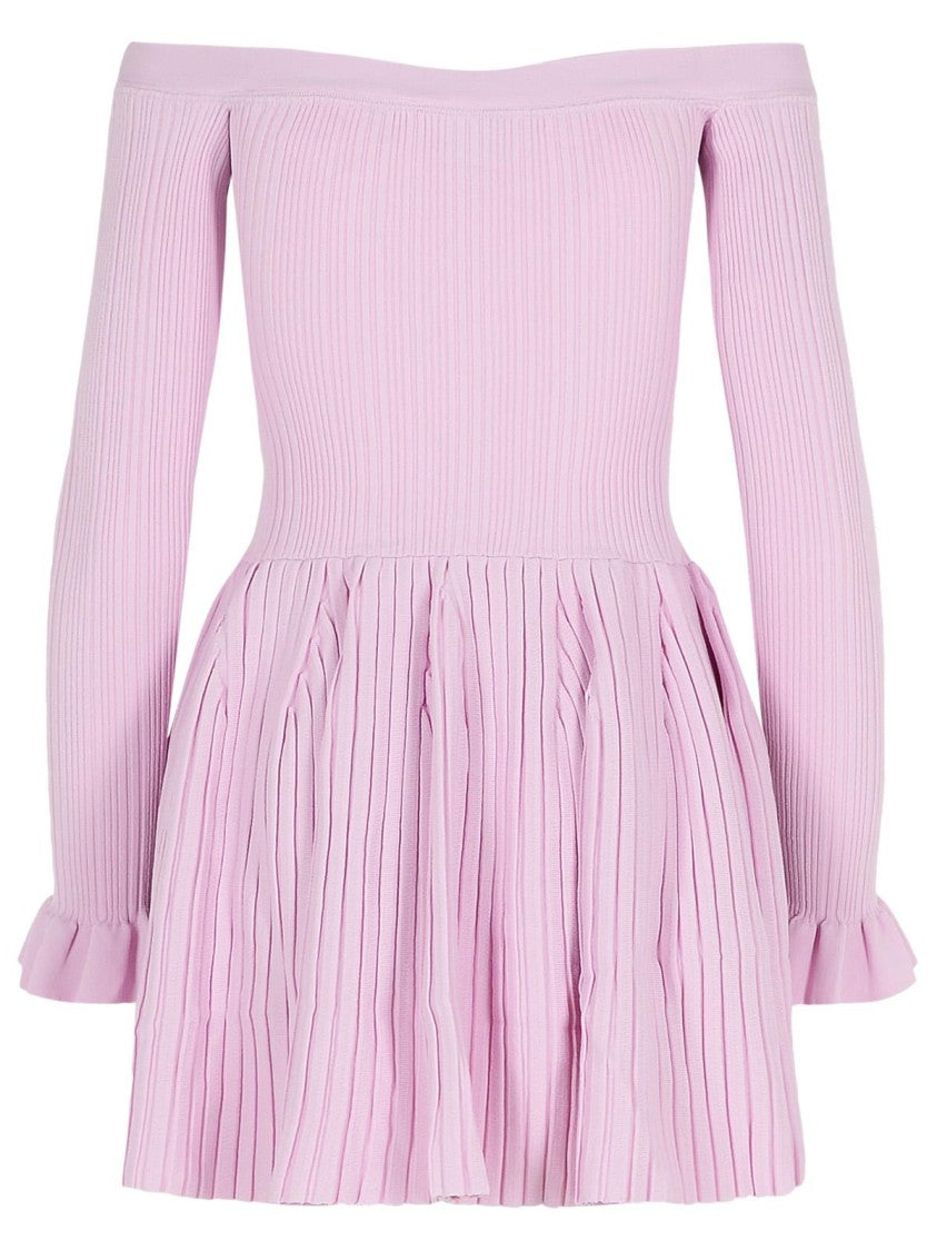 Self-Portrait Pink Viscose Blend Dress