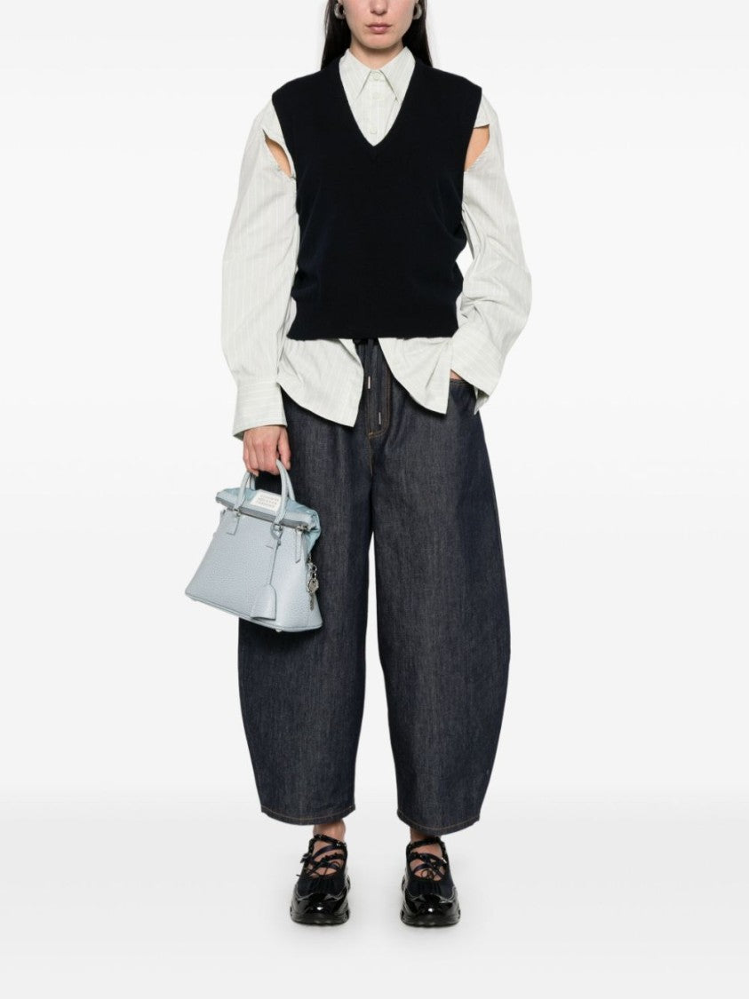 Maison Margiela Sleeveless Black Knit Jacket