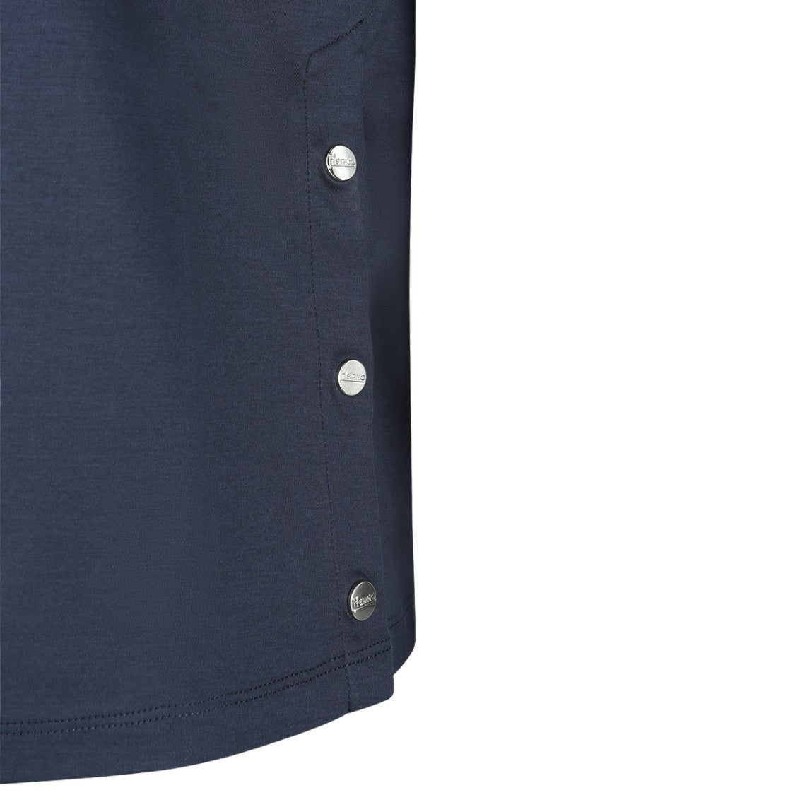 Herno Navy Blue Short-Sleeved T-Shirt