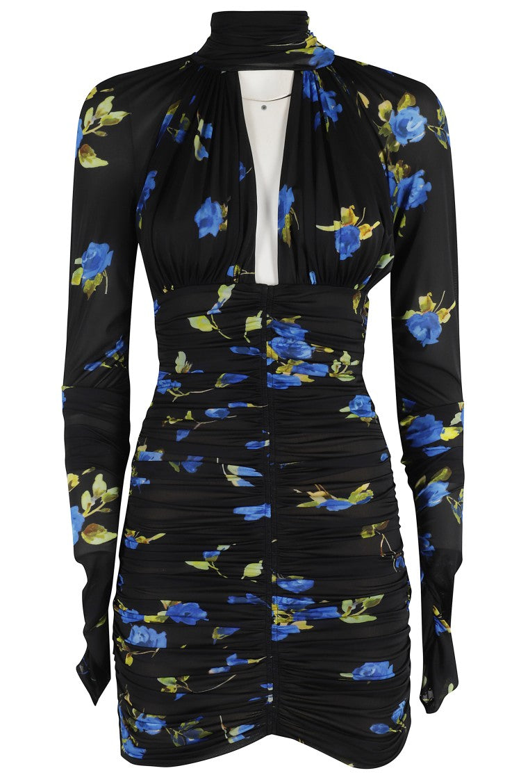 Blumarine Print Jersey Dress