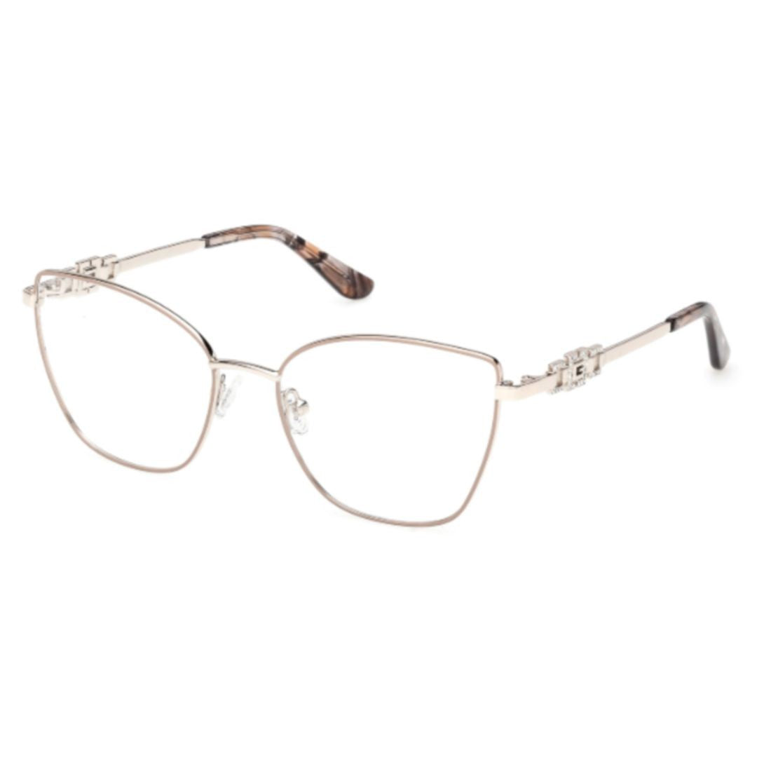 Guess Gu50316 Square Metal Frame Eyeglasses