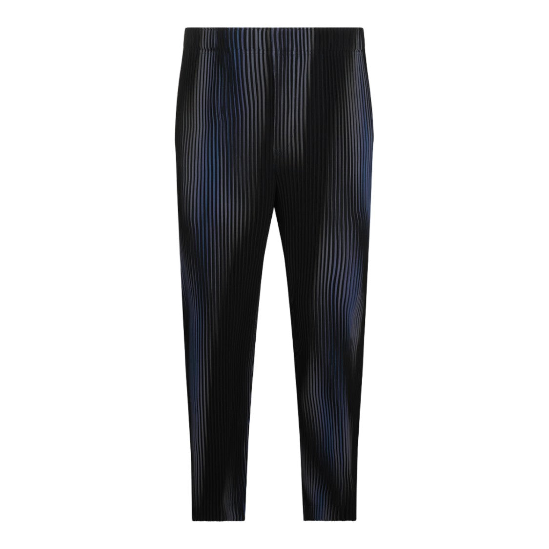 Homme Plissé Issey Miyake Pleated Trousers With Tapered Silhouette And Subtle Sheen