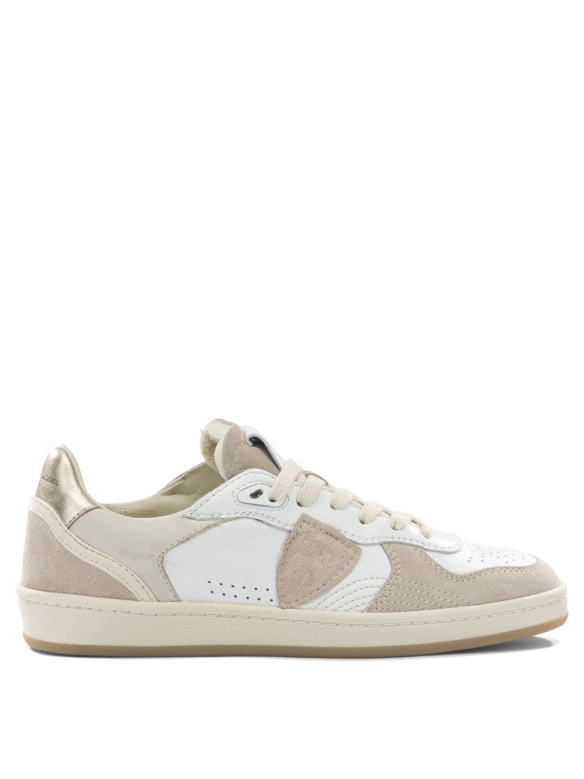 Philippe Model Paris Low-Top Sneakers With Leather