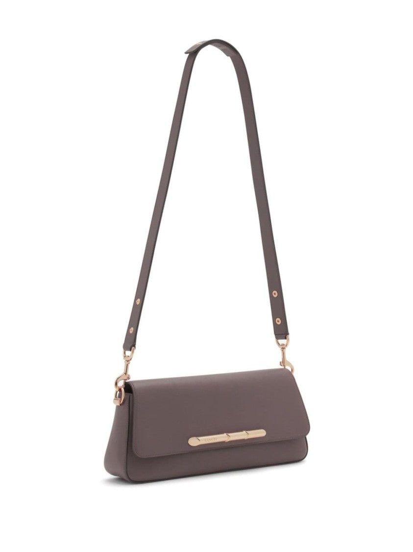 Lanvin Ochre Brown Leather Bag