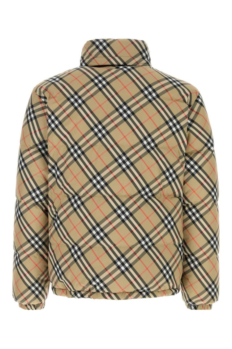 Burberry Embroidered Polyester Reversible Down Jacket