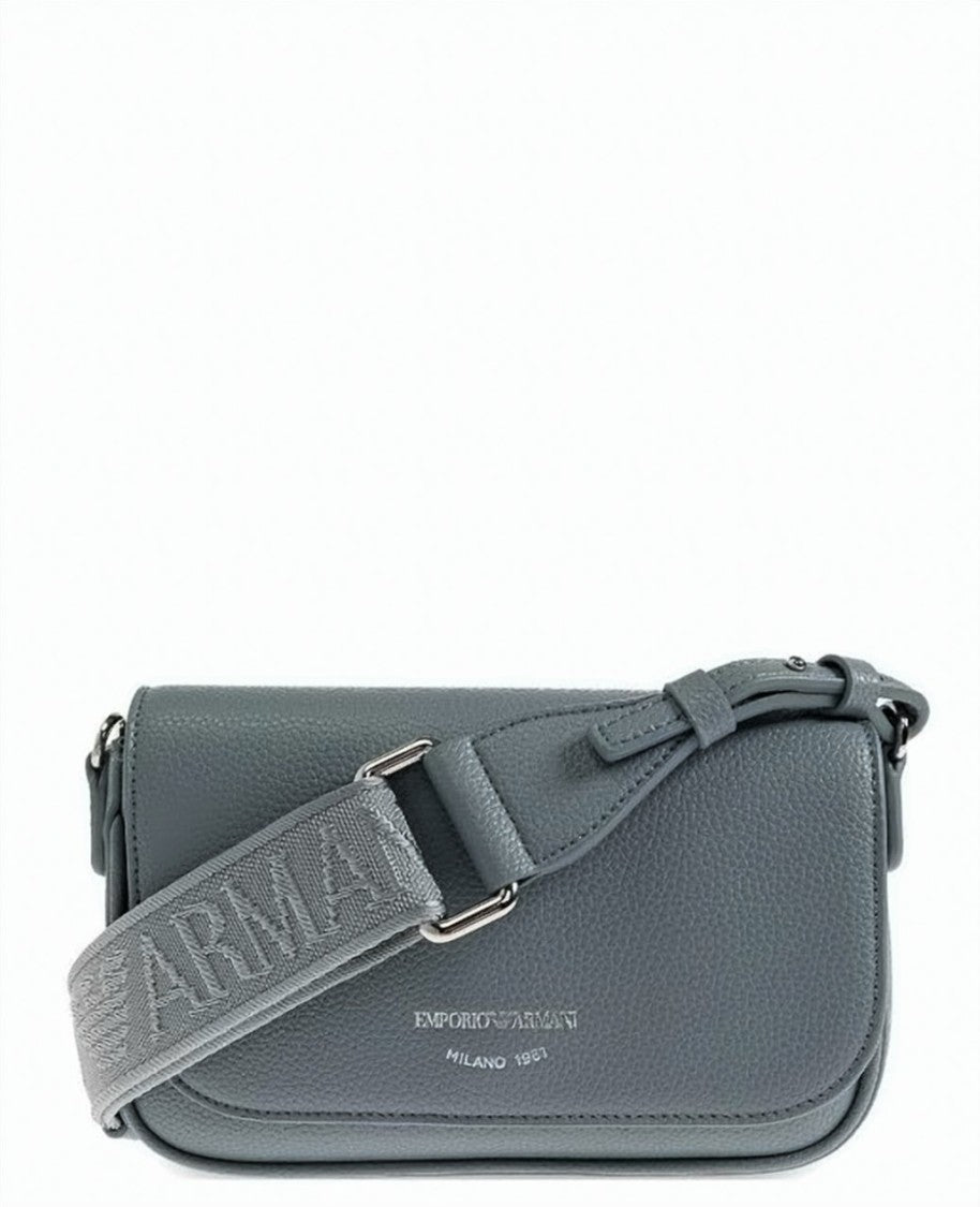 Emporio Armani Powder Adjustable Strap Logo Shoulder Bag