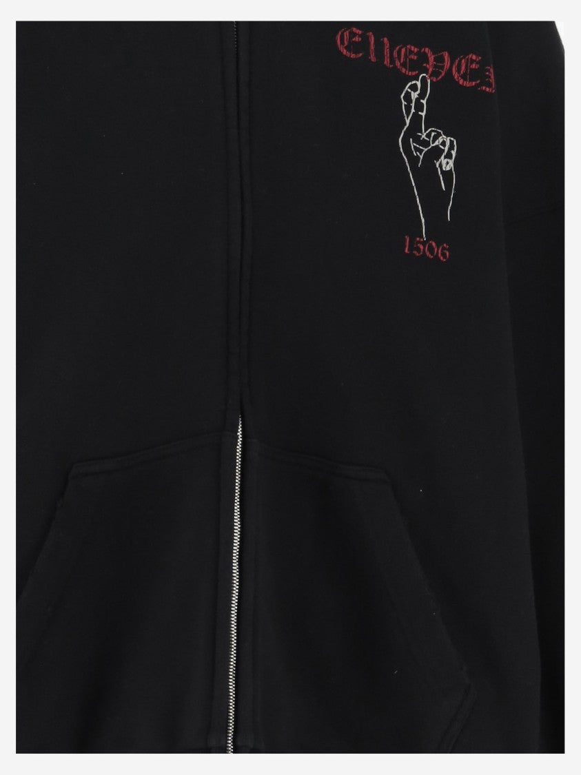 We11 Done Cotton Sweatshirt With Elleven Graphic Print