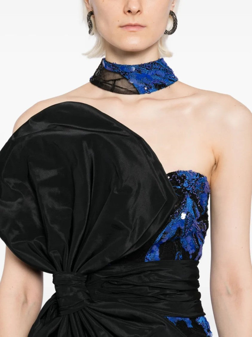 Saiid Kobeisy Embroidered Strapless Jumpsuit