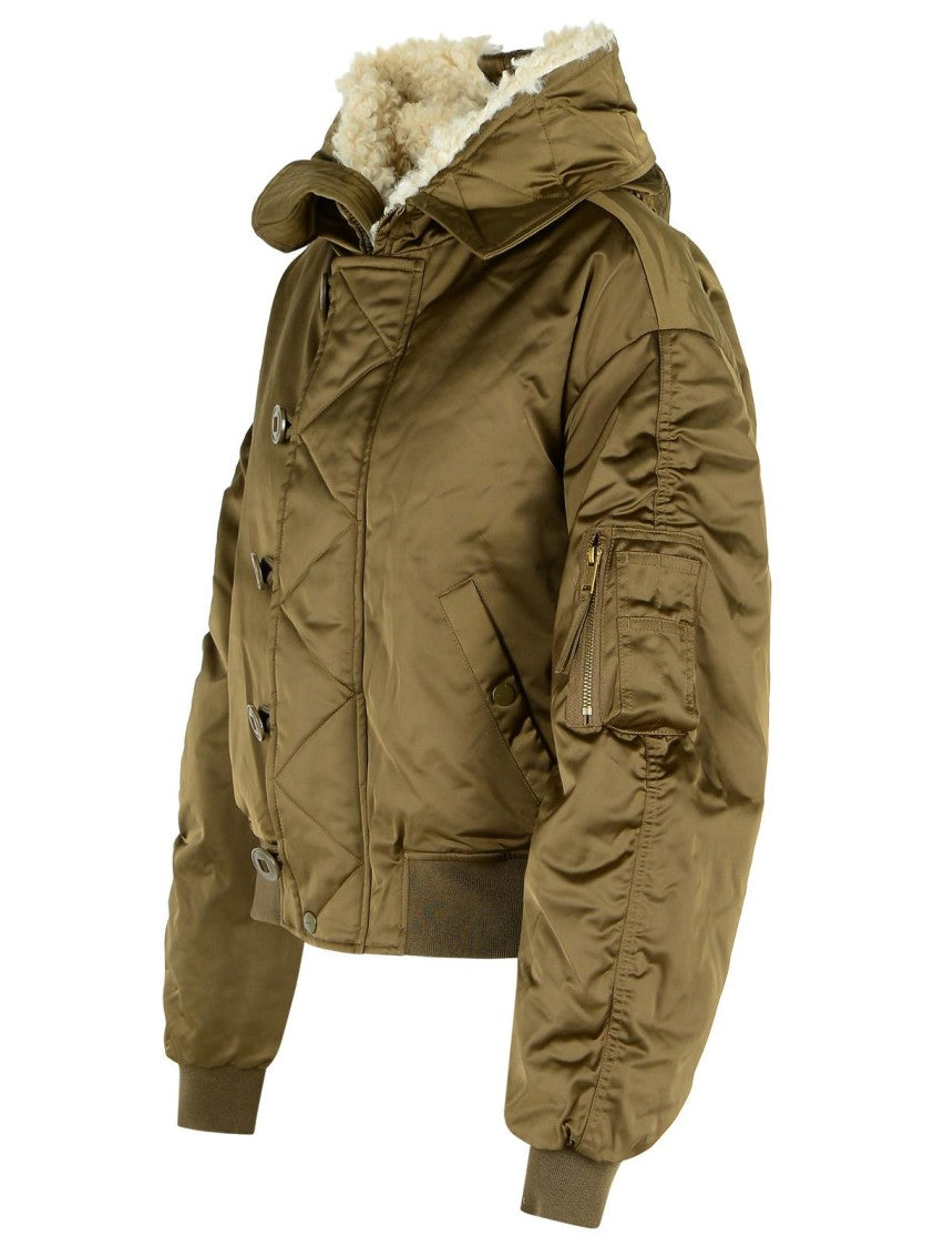 Isabel Marant Étoile Elisa' Khaki Polyester Coat