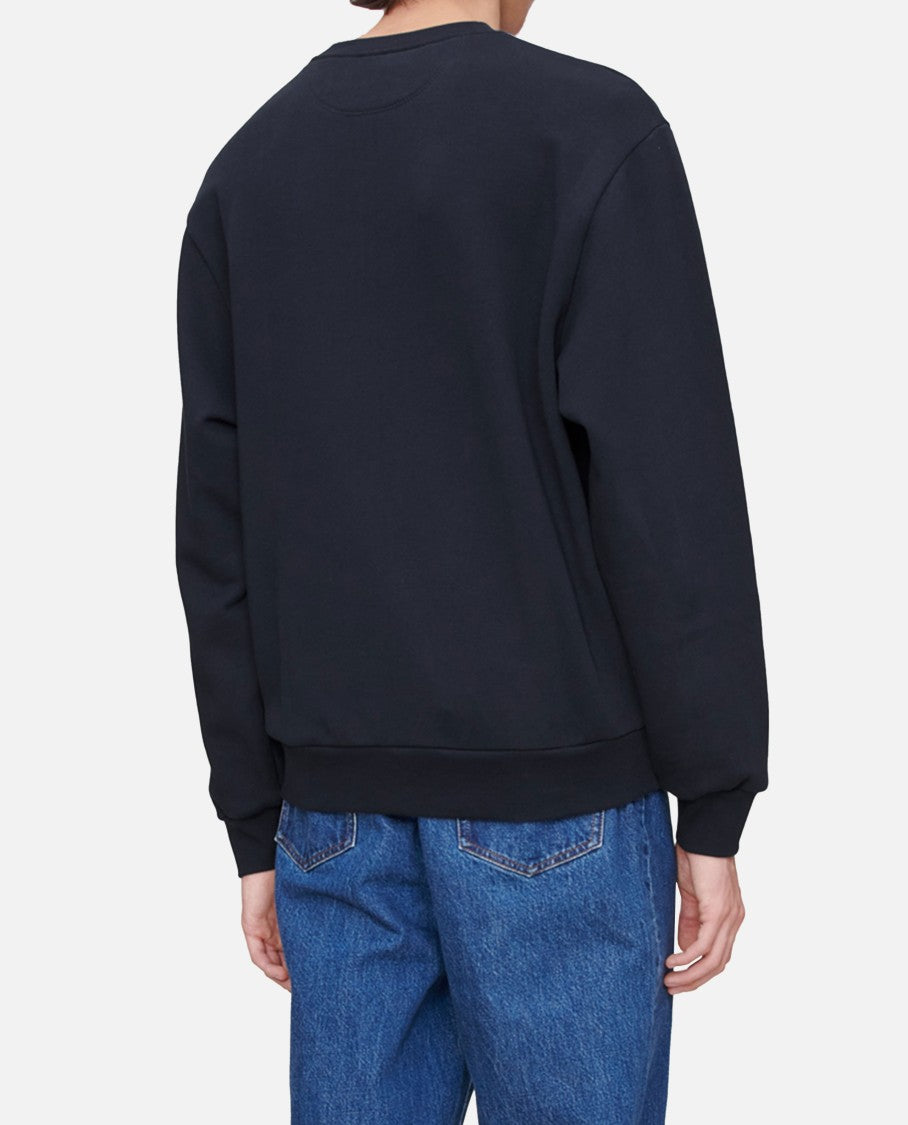 A.P.C. Relaxed-Fit Crewneck Sweatshirt With Subtle Logo Detail