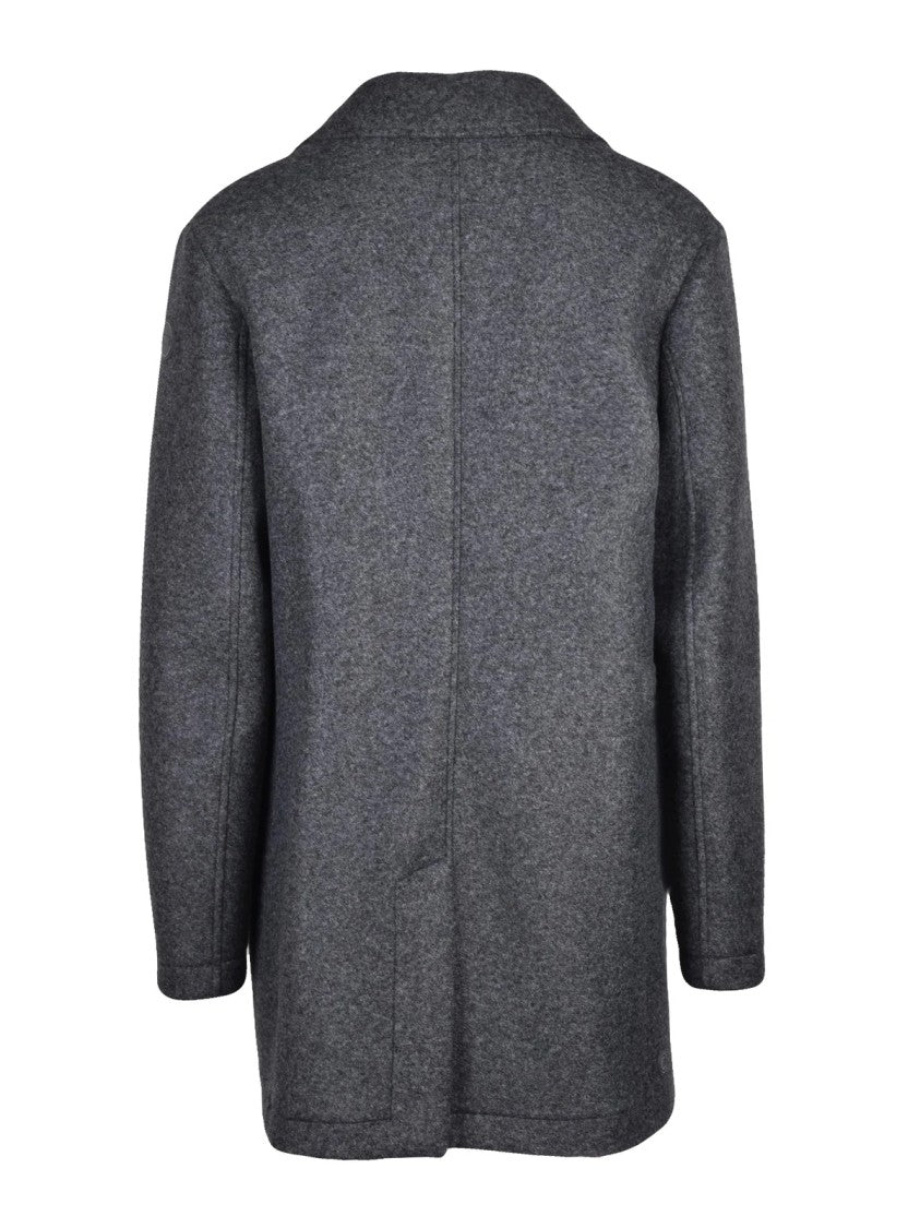 Colmar Originals Grey Polyester-Blend Button Coat