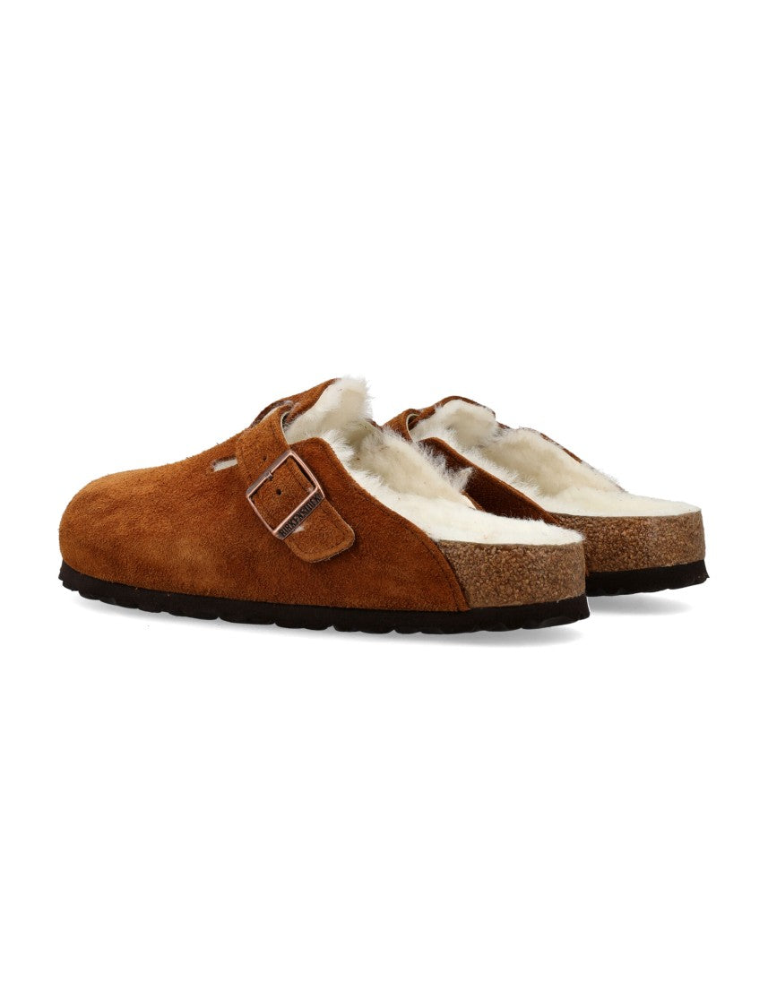 Birkenstock Boston Shearling Mink Slip-On