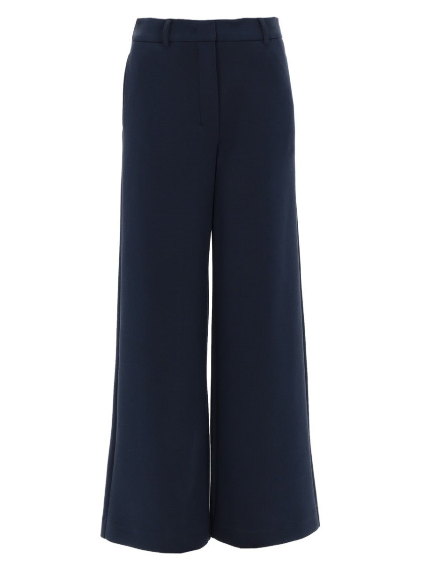 Max Mara Wide-Leg Tailored Pants With High Waist And Concealed Closure