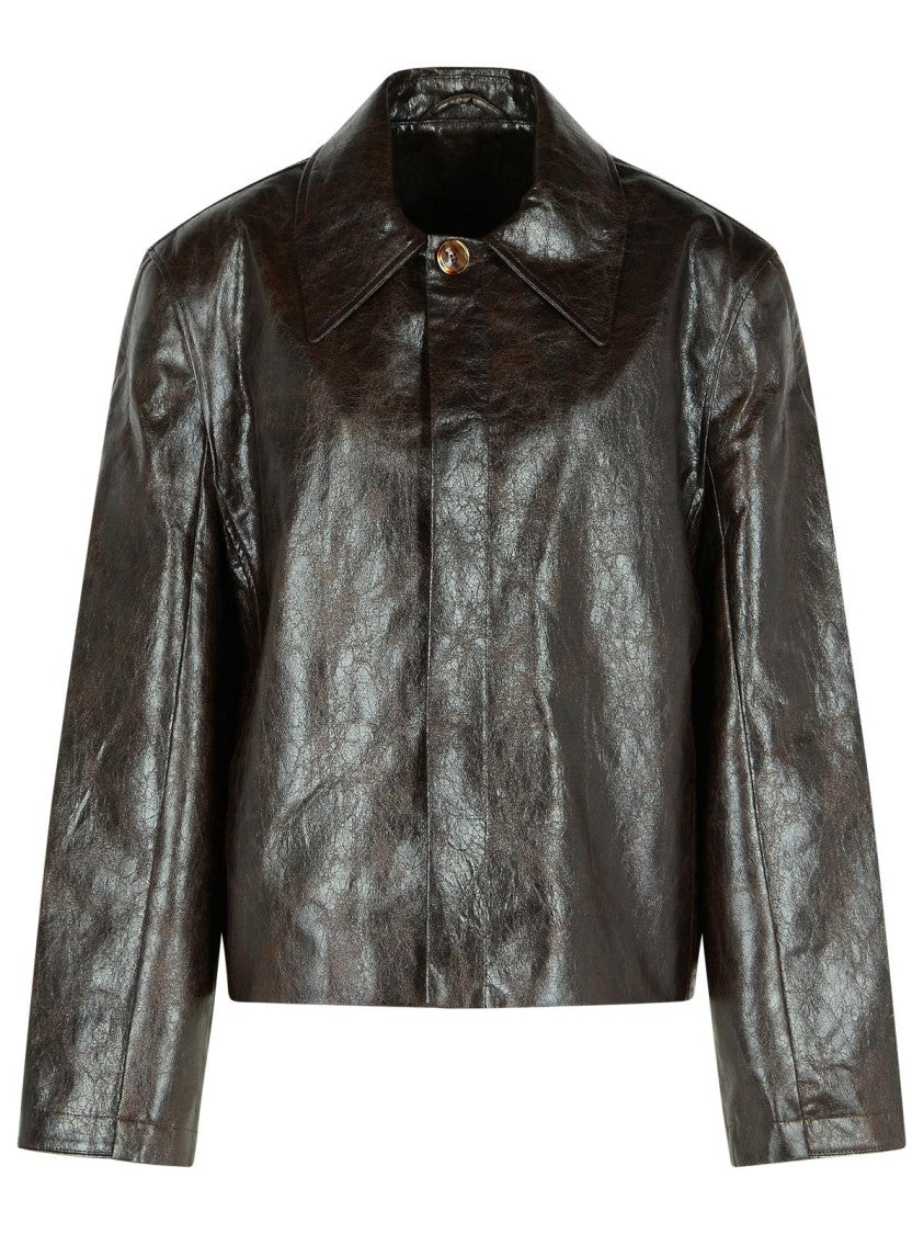 Séfr 'Keane' Brown Polyester Jacket