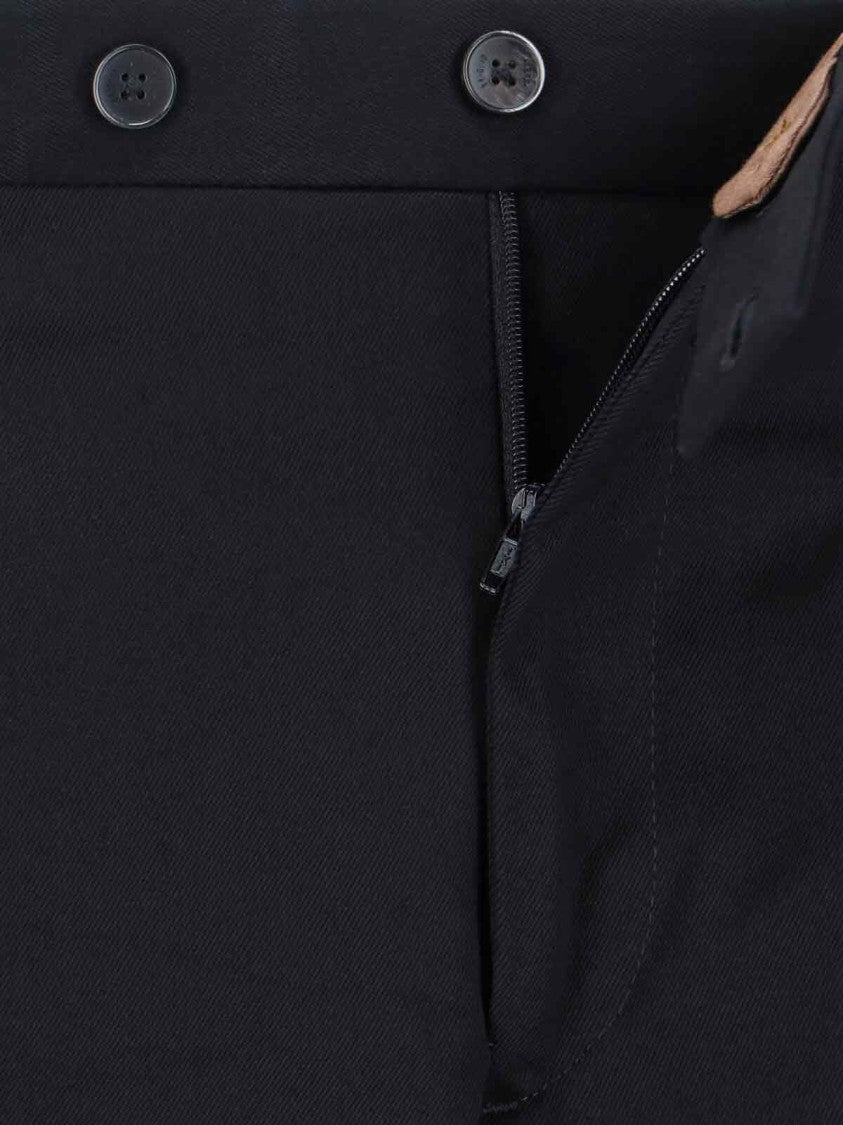 Briglia Tailored Black Trousers With Silhouette