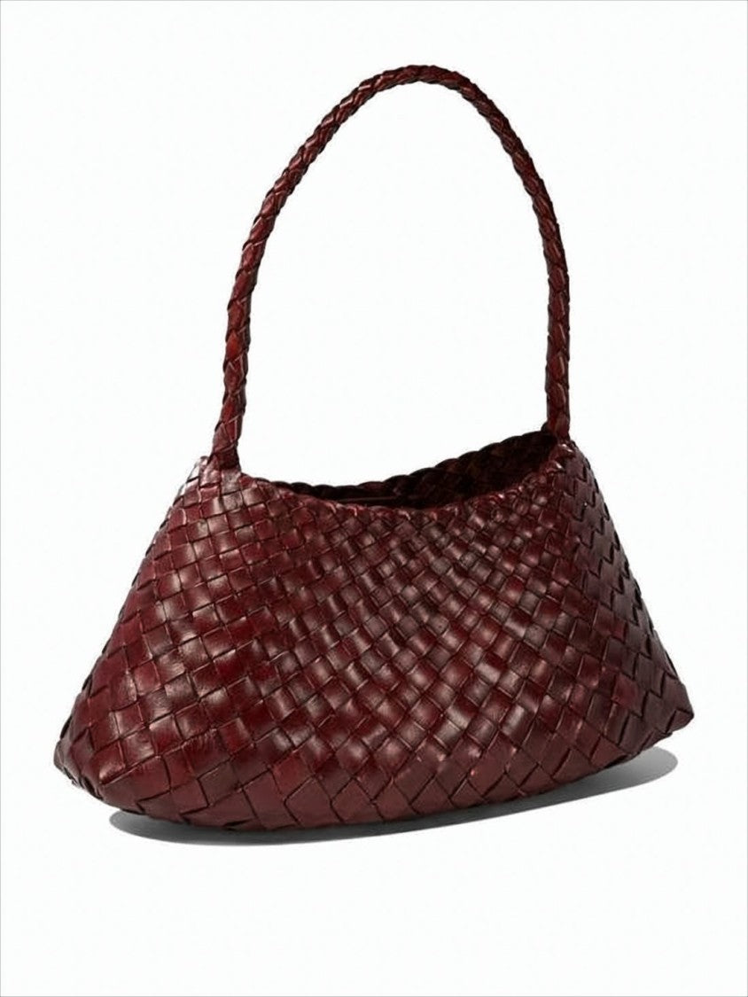 Dragon Diffusion Mini Shoulder Bag With Woven Buffalo Leather Design