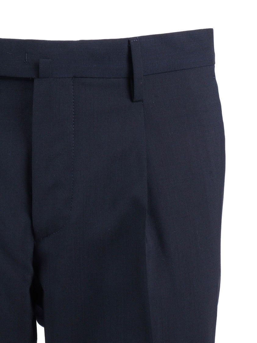 Briglia Straight Leg Tailored Pleated Straight-Leg Pants