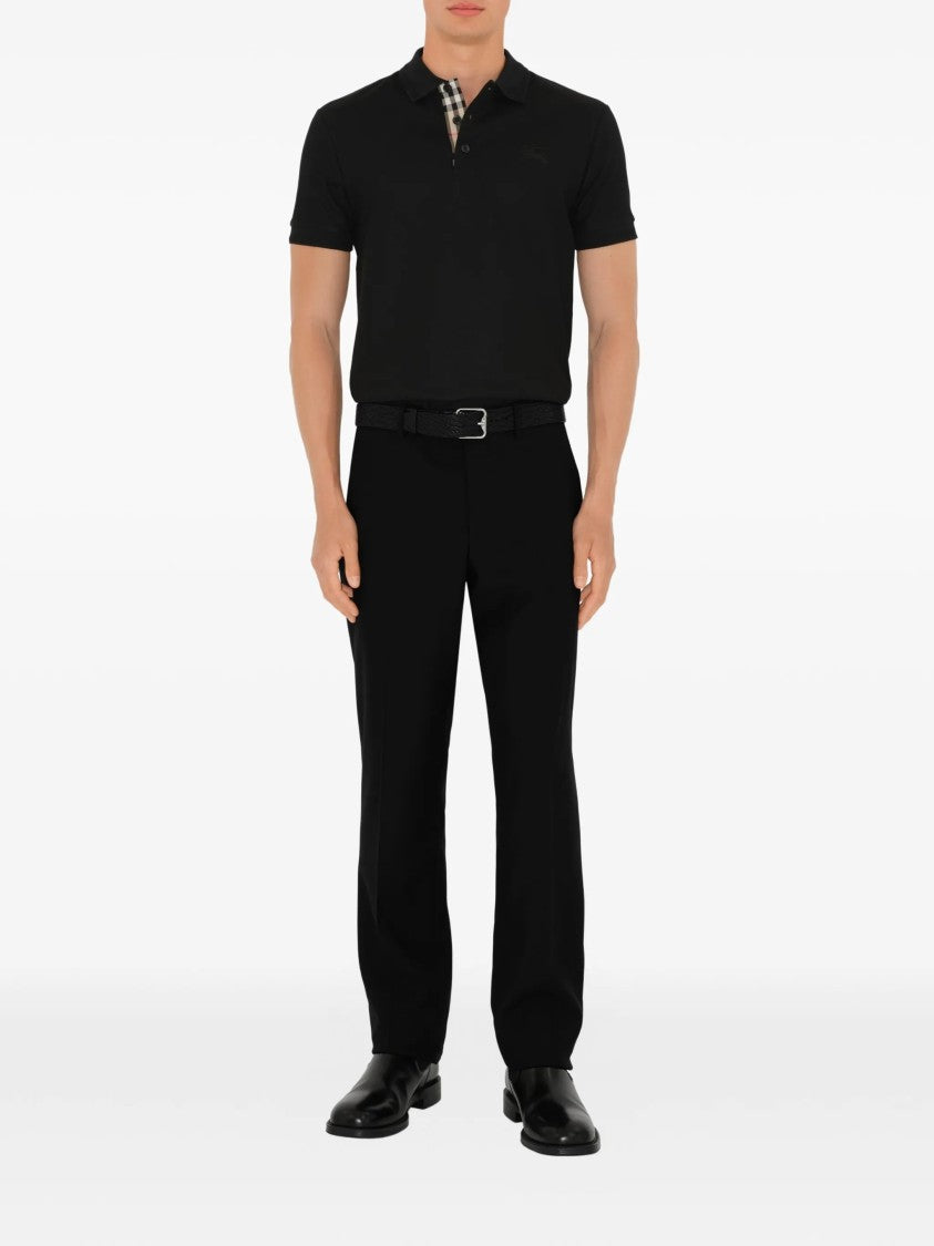 Burberry Eddie Check Placket Polo Shirt