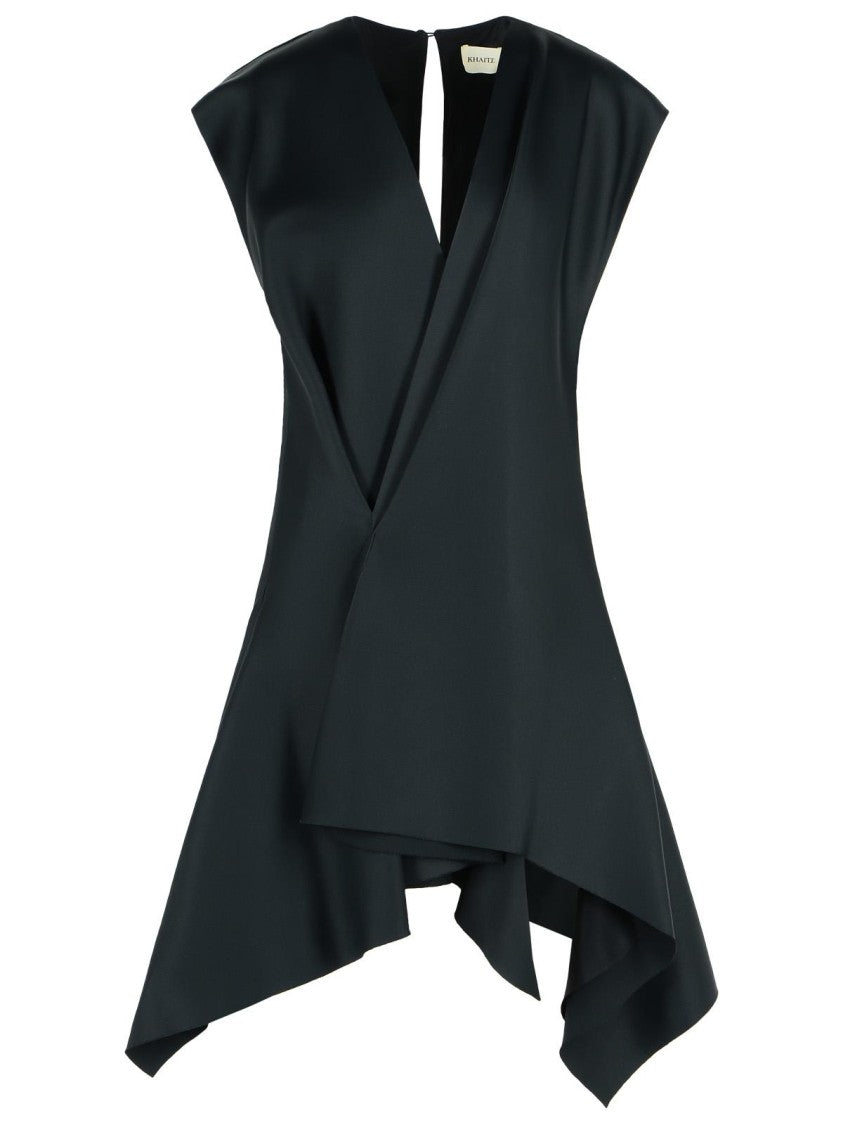 Khaite-Midi Dresses Black-Midi Dresses