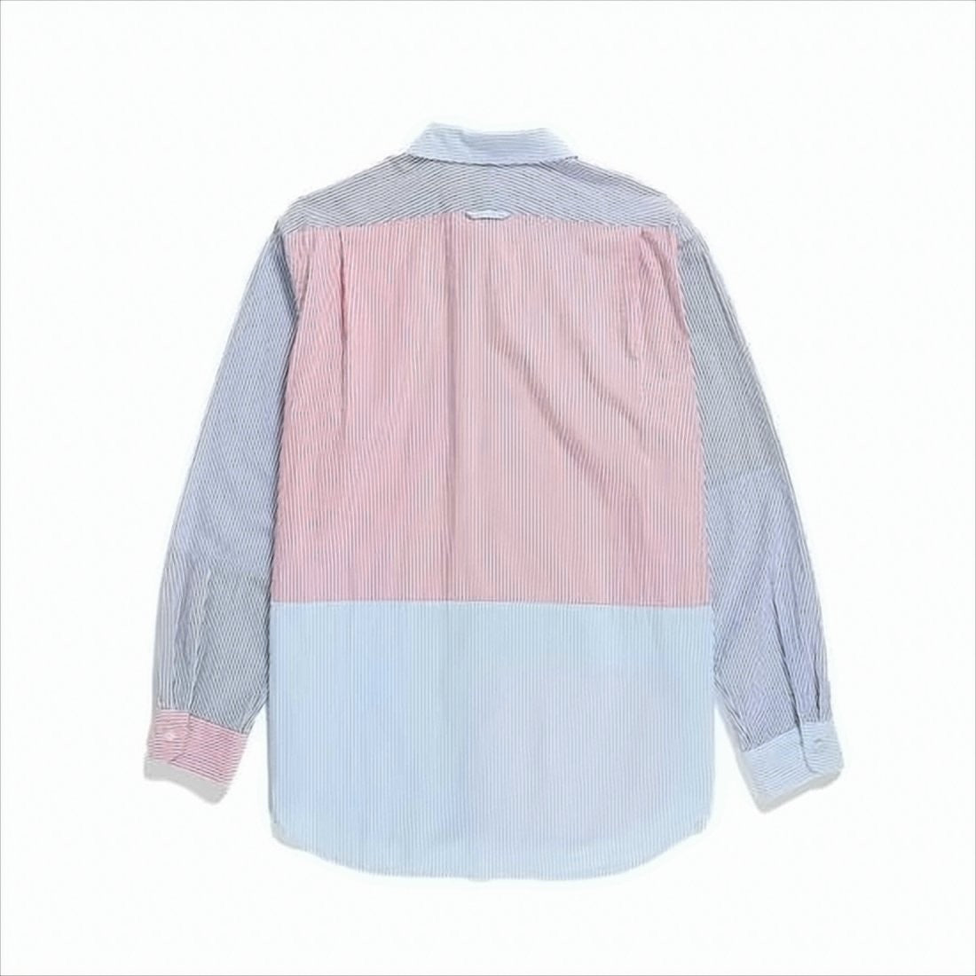 Engineered Garments Patchwork Long-Sleeve Shirt With Classic Collar