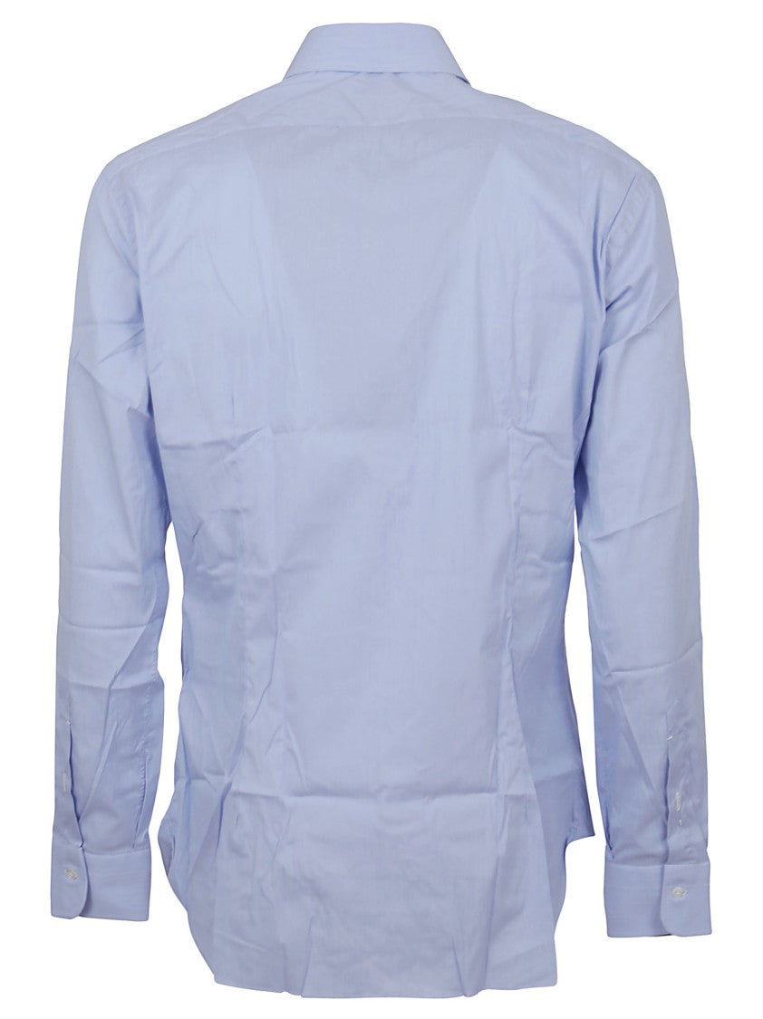 Buonamassa Long-Sleeve Button-Down Shirt With Pointed Collar
