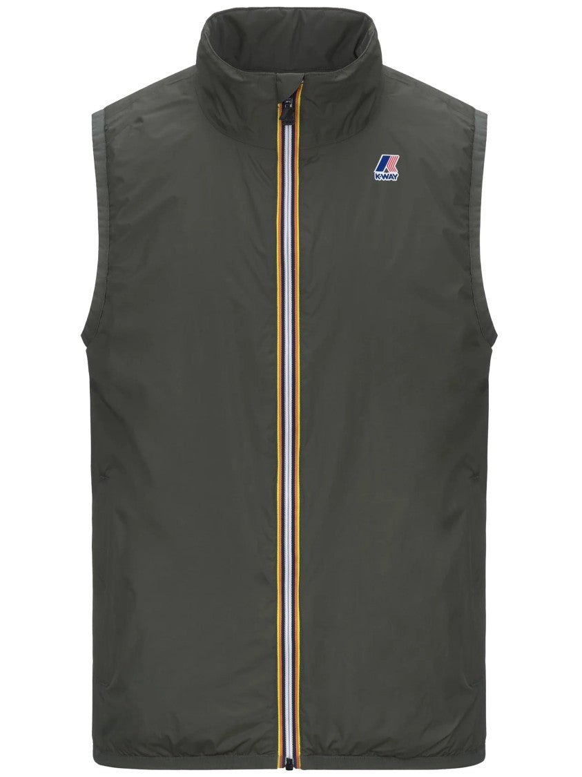K-Way Le Vrai 4.0 Rouland Warm Dark Olive Green Padded Vest