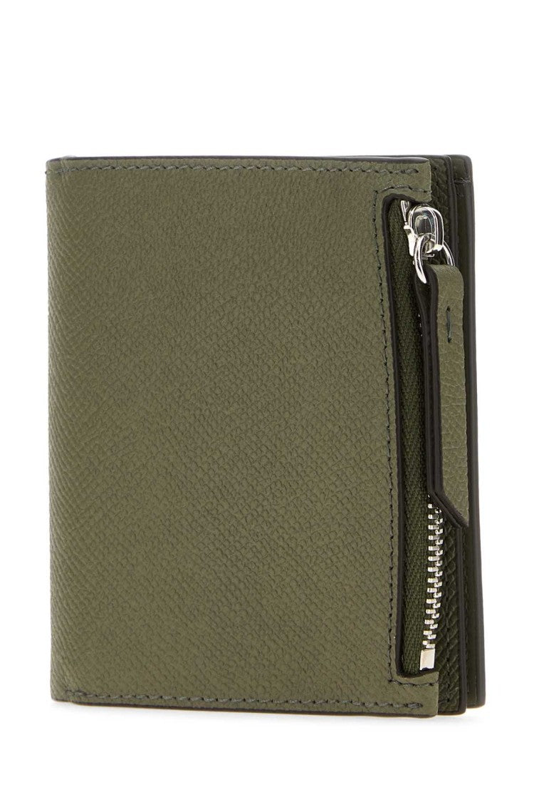 Maison Margiela Army Green Leather Wallet