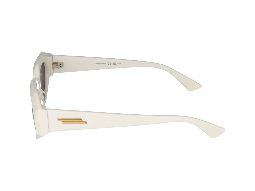 Bottega Veneta Sunglasses Bottega Veneta Bv1031s 003 Ivory Ivory Grey 52/21/145