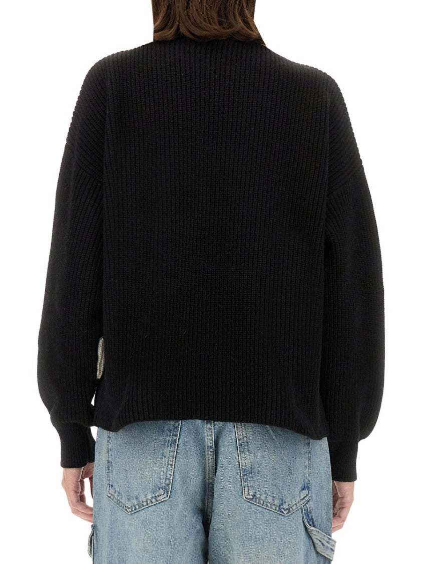 Moschino Oversized Black Sweater