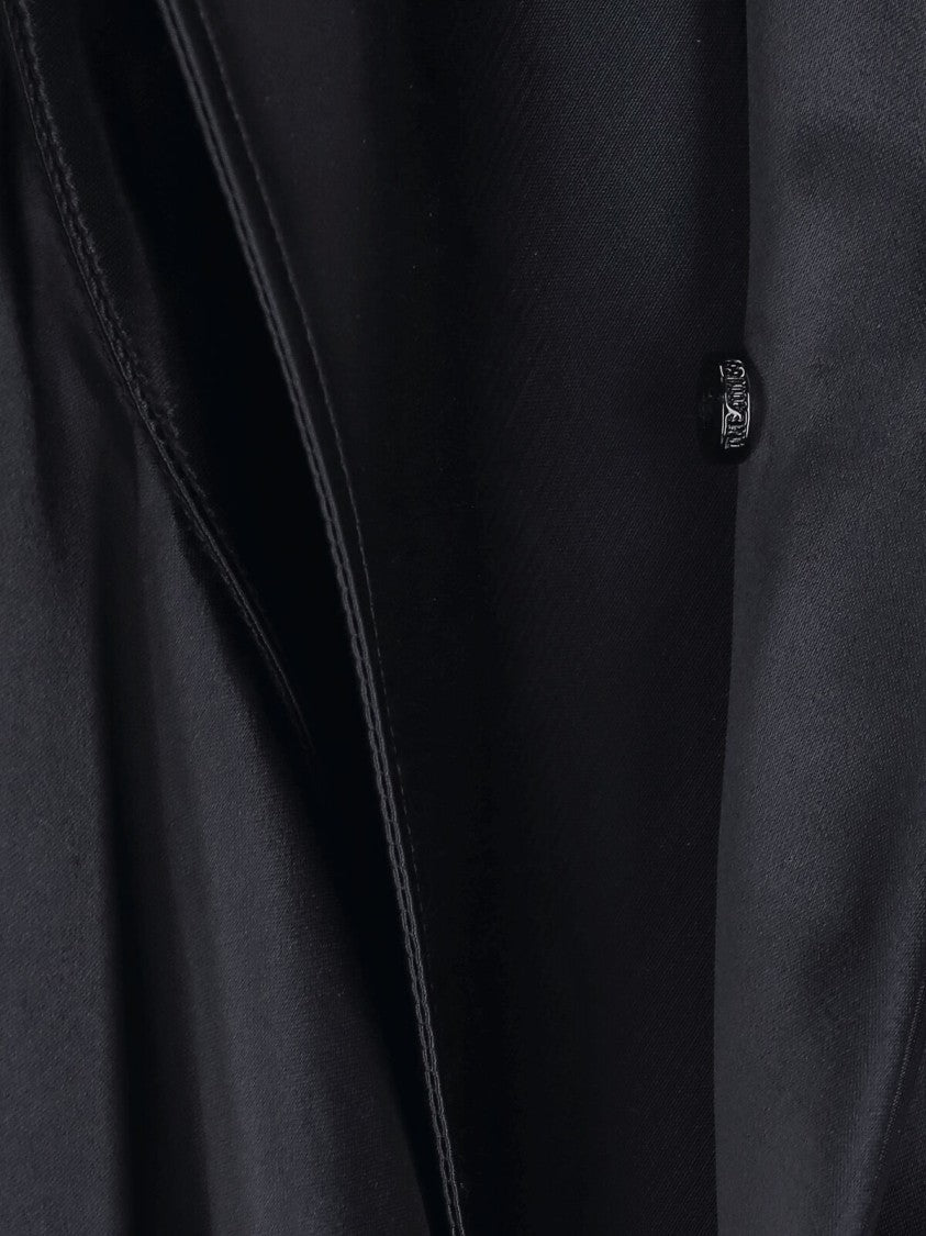 The Attico Mini Chemisier Dress – Black