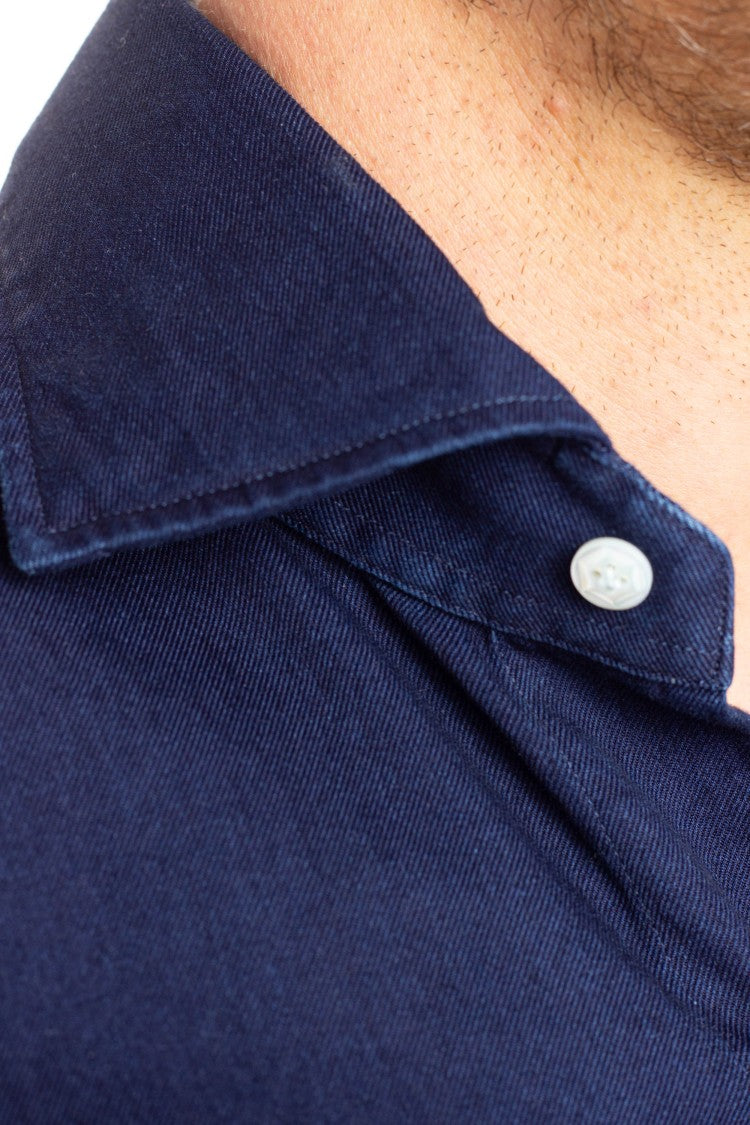 Barba Dark Denim Shirt Dandylife Line