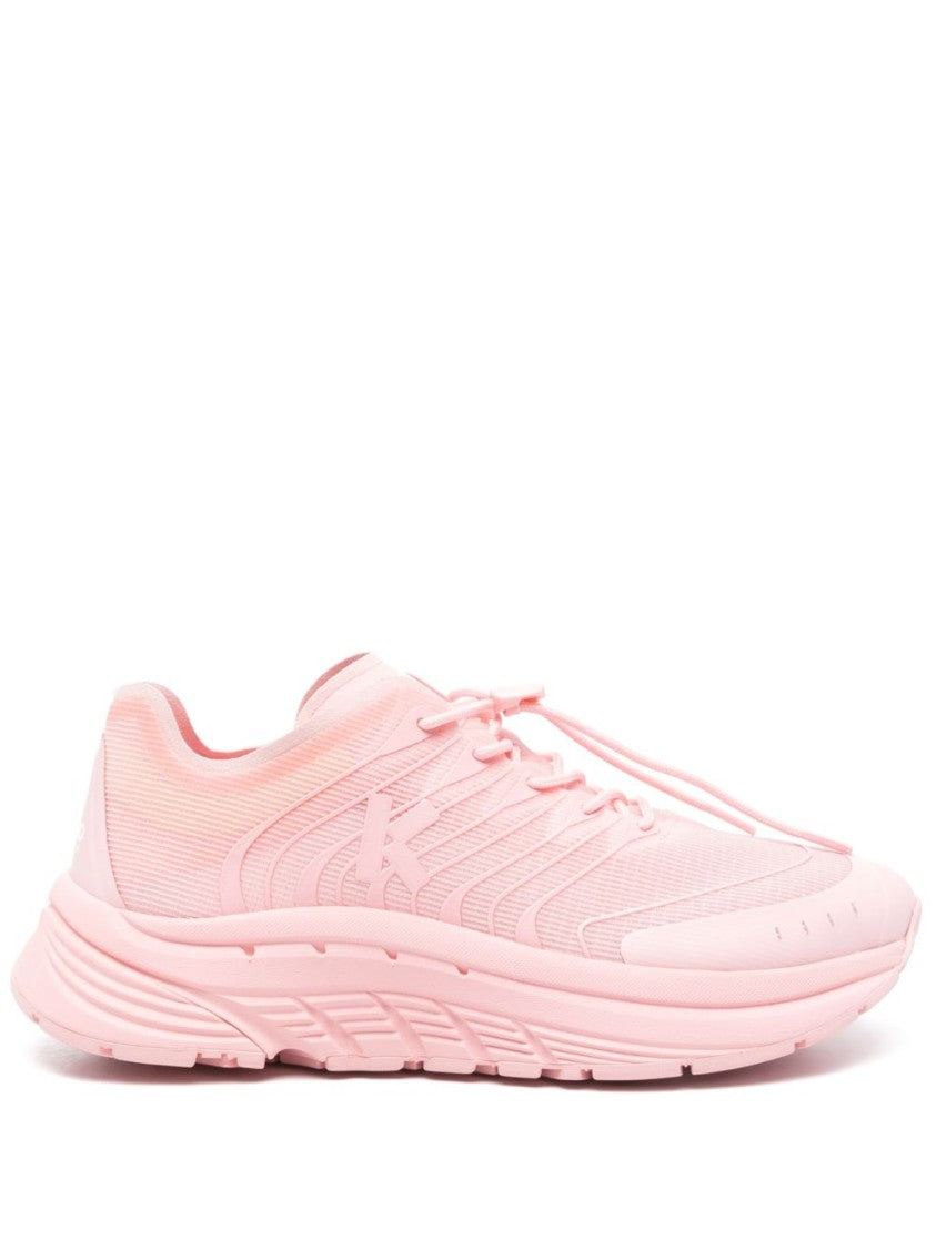Kenzo Flamingo Pink Toggle Fastening Chunky Sneakers