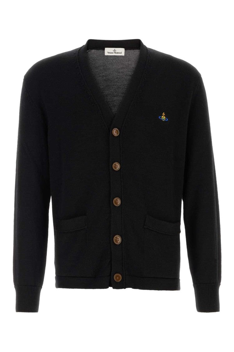 Vivienne Westwood Black Wool Alex Cardigan
