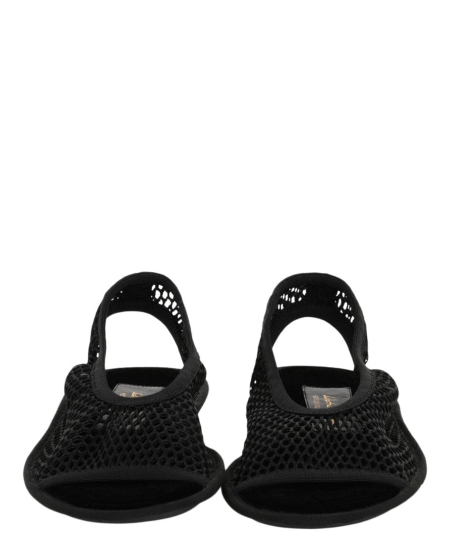 Ferragamo Anio Mesh Slingback Sandals