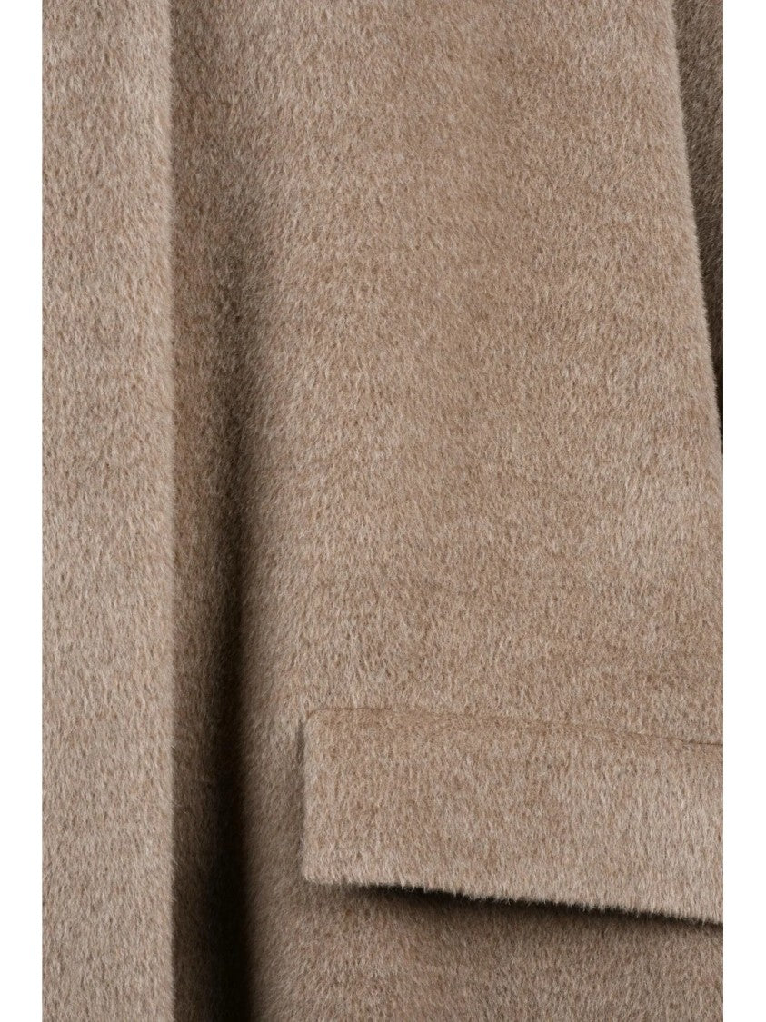 Marella Grey Alpaca-Wool Icam Coat