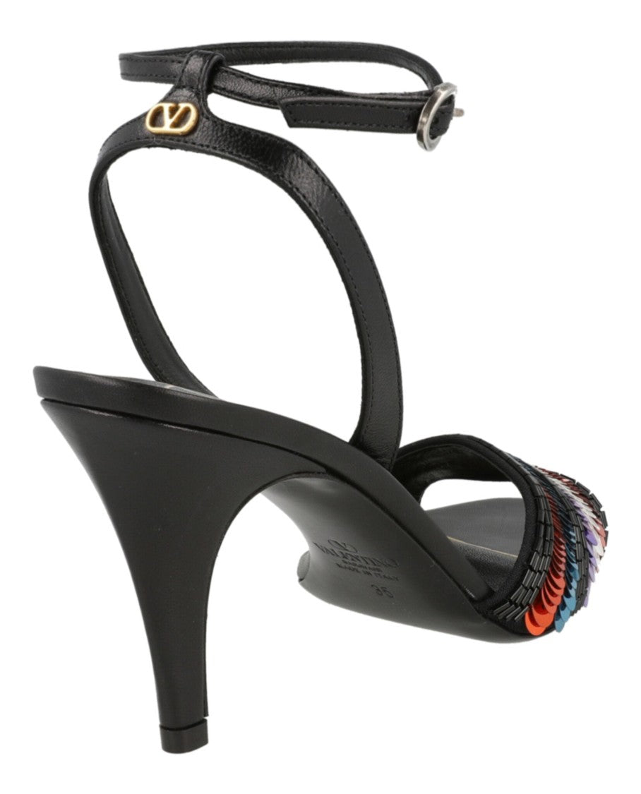 Valentino Ladycrush Sequin Sandals