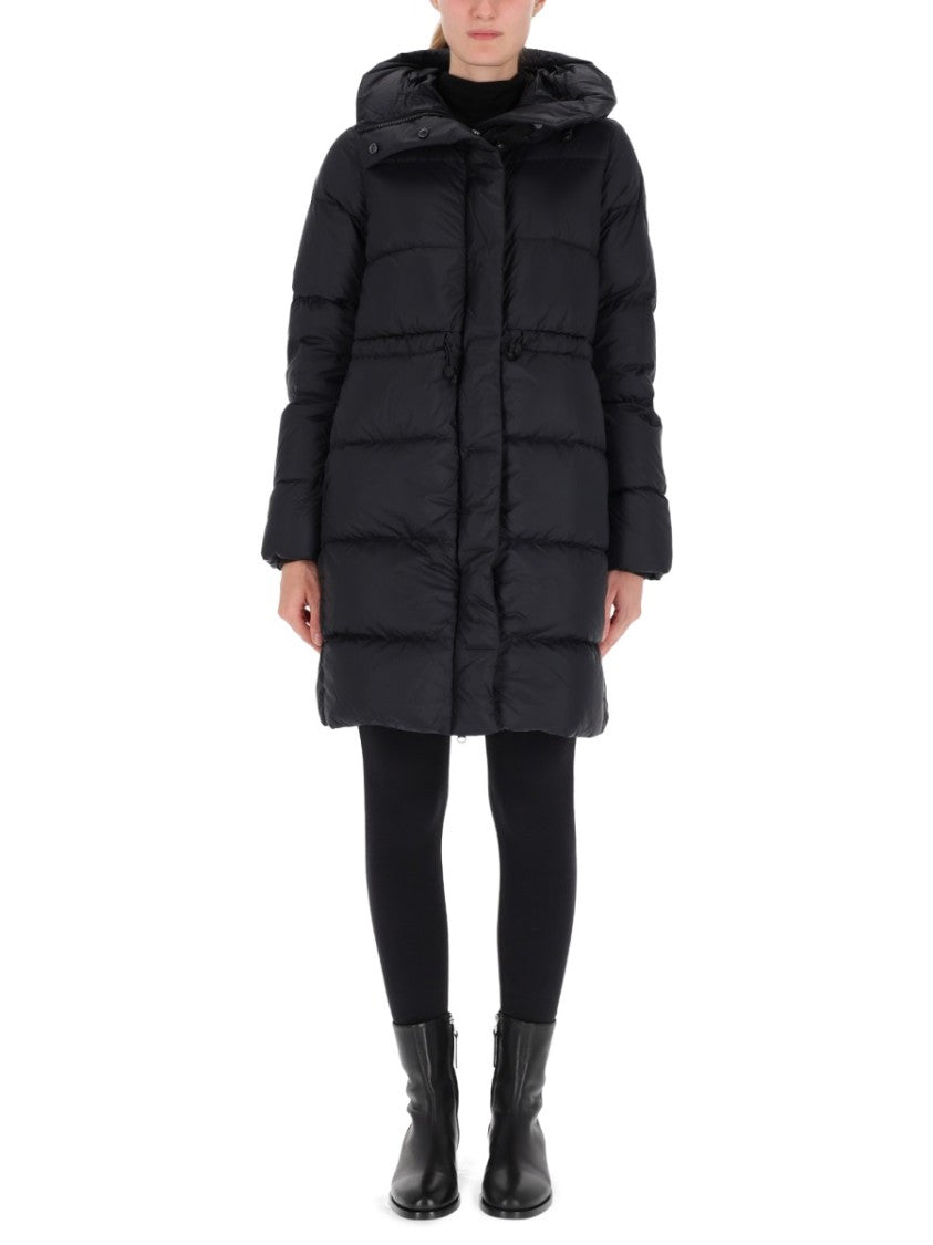Canada Goose Knee-Length Black Puffer Coat
