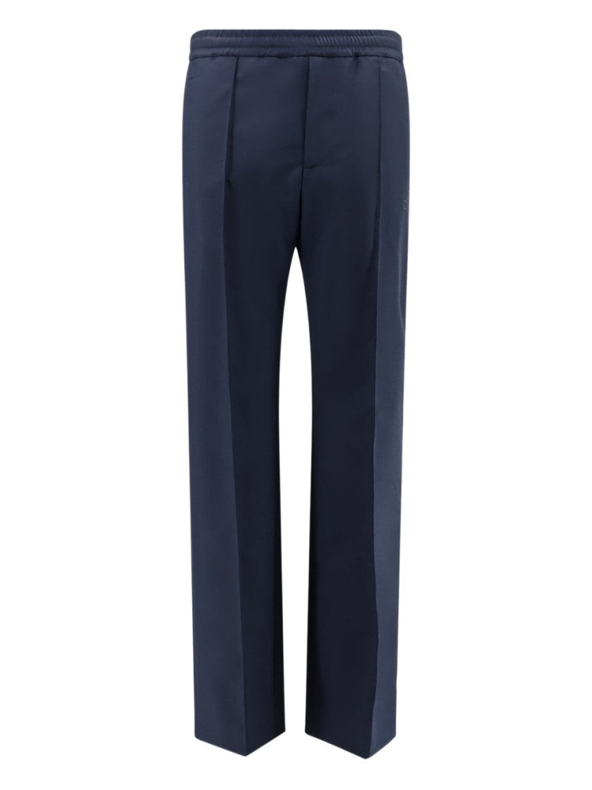 Gucci Tailored Straight-Leg Trousers With Distinctive Waistband Detail