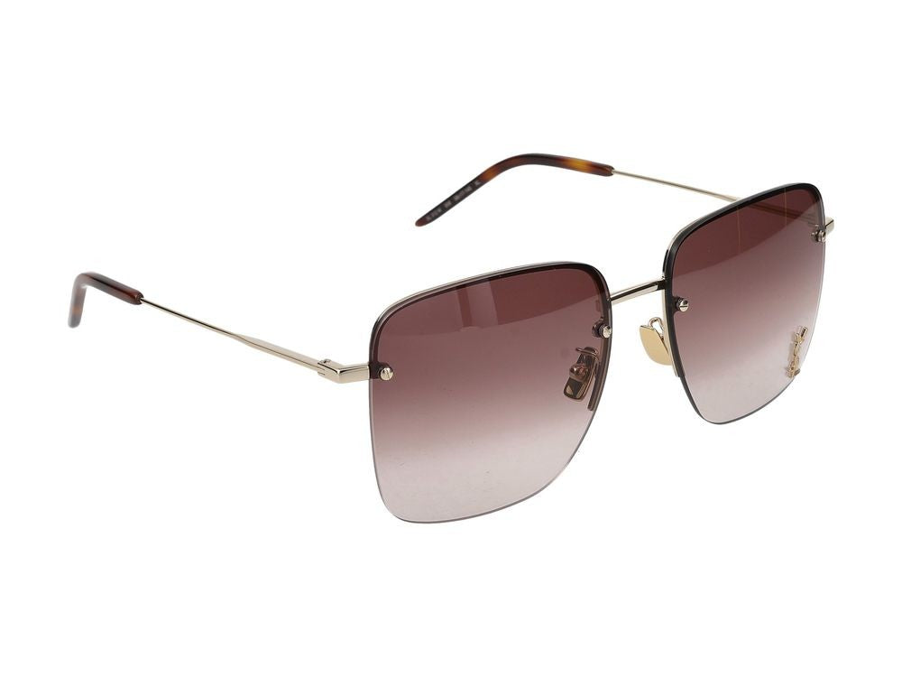 Saint Laurent Sunglasses Saint Laurent Sl 312 M 008 Gold Gold Brown 58/17/145