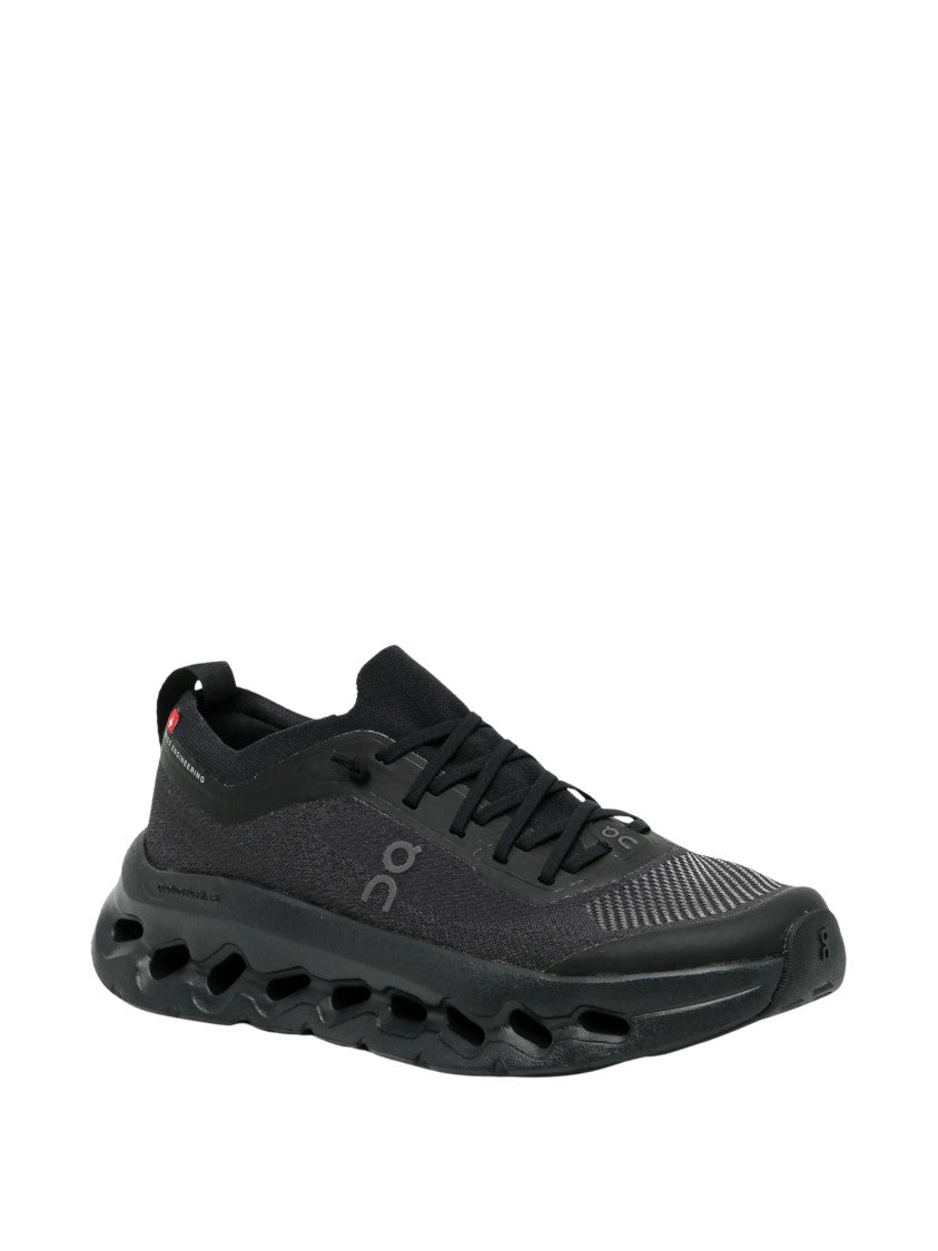 On Cloudtilt Mo Black Knit Speed Lacing Sneakers