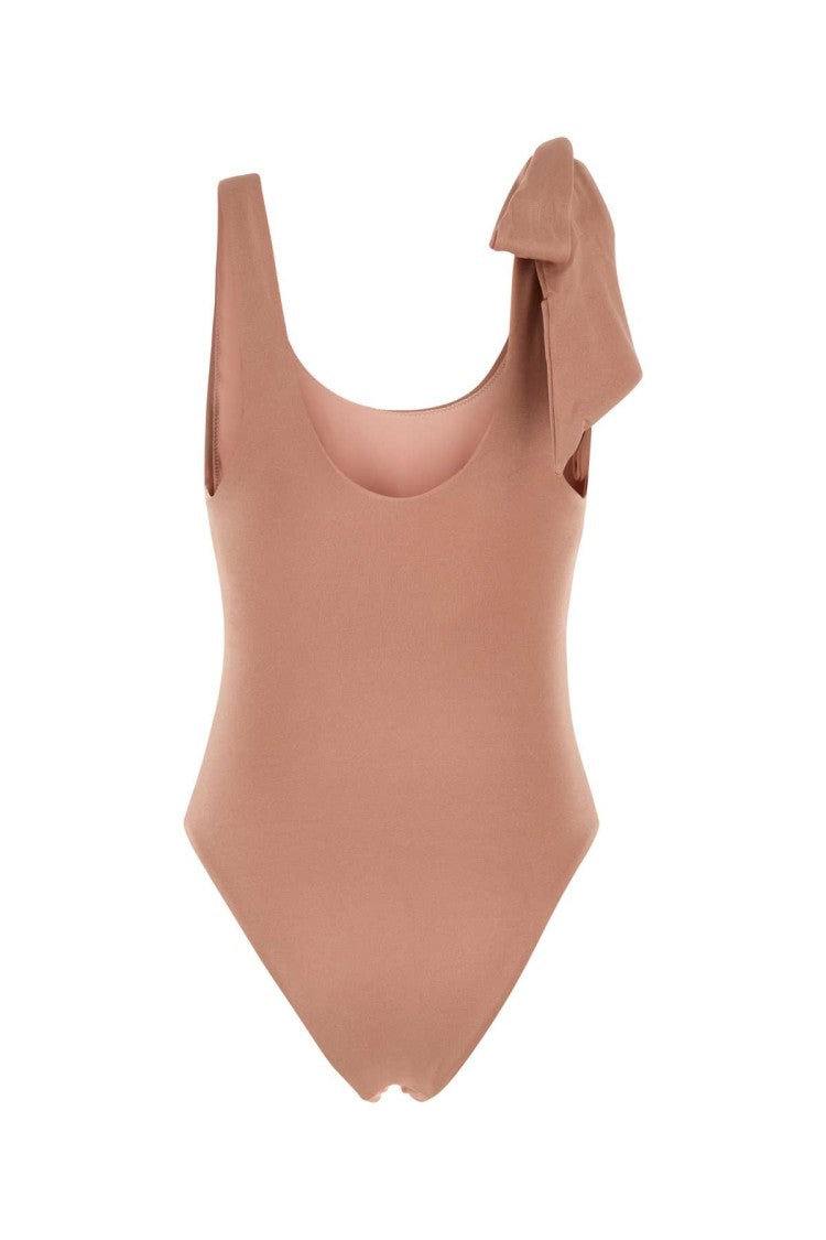 Chloé Antiqued Pink Stretch Nylon Swimsuit