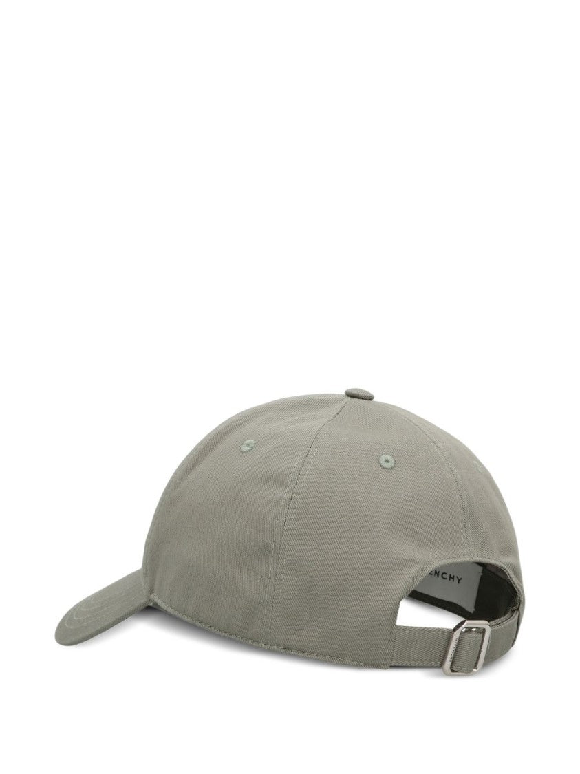 Givenchy Sage Green Embroidered Logo Adjustable Hat